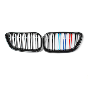 F22 <span class=keywords><strong>M</strong></span> Stijl Gloss <span class=keywords><strong>M</strong></span> Kleur Auto Abs Grill Voor Bmw 2 Serie F22 F23 2014-2016 Dubbele Lijn Nier Bumper Grille - Product Image 1