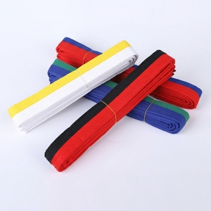 <span class=keywords><strong>Ceinture</strong></span> de Taekwondo en gros, <span class=keywords><strong>ceinture</strong></span> d'arts martiaux épaissie pour le karaté et le judo, logo brodé personnalisé - Product Image 5