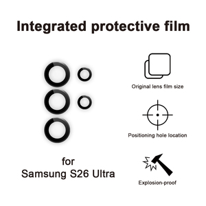 Protector de Lente de Cámara para Samsung S26 Ultra, Protector de Pantalla de Vidrio Templado Individual para Lente - Product Image 5