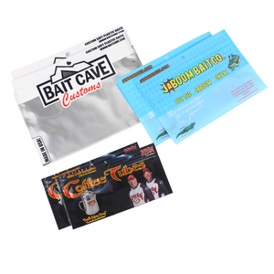 Wholesale Custom Printed Retort <b>Pouch</b> Moisture Proof Resealable Zipper Top Fishing Bait Lure Packaging Transparent Feed - Product Image 1