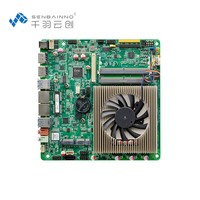 AMD Industrielles Mini-ITX-Motherboard Ryzen 5 7535HS 2 LAN DDR5 Max 64GB Dual HD 4K Display SATA3.0 M.2 NVME SSD