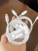 Kabel Data Pengisian Cepat PD20W Tipe-C 3A Anyaman Langsung dari Pabrik untuk Ponsel IOS Konduktor Tembaga Murni Kustomisasi Warna