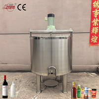 Cuve de mélange isotherme en acier inoxydable 316L/304 à ouverture gauche/droite pour liquides chimiques, aliments et boissons, pour usine de fabrication