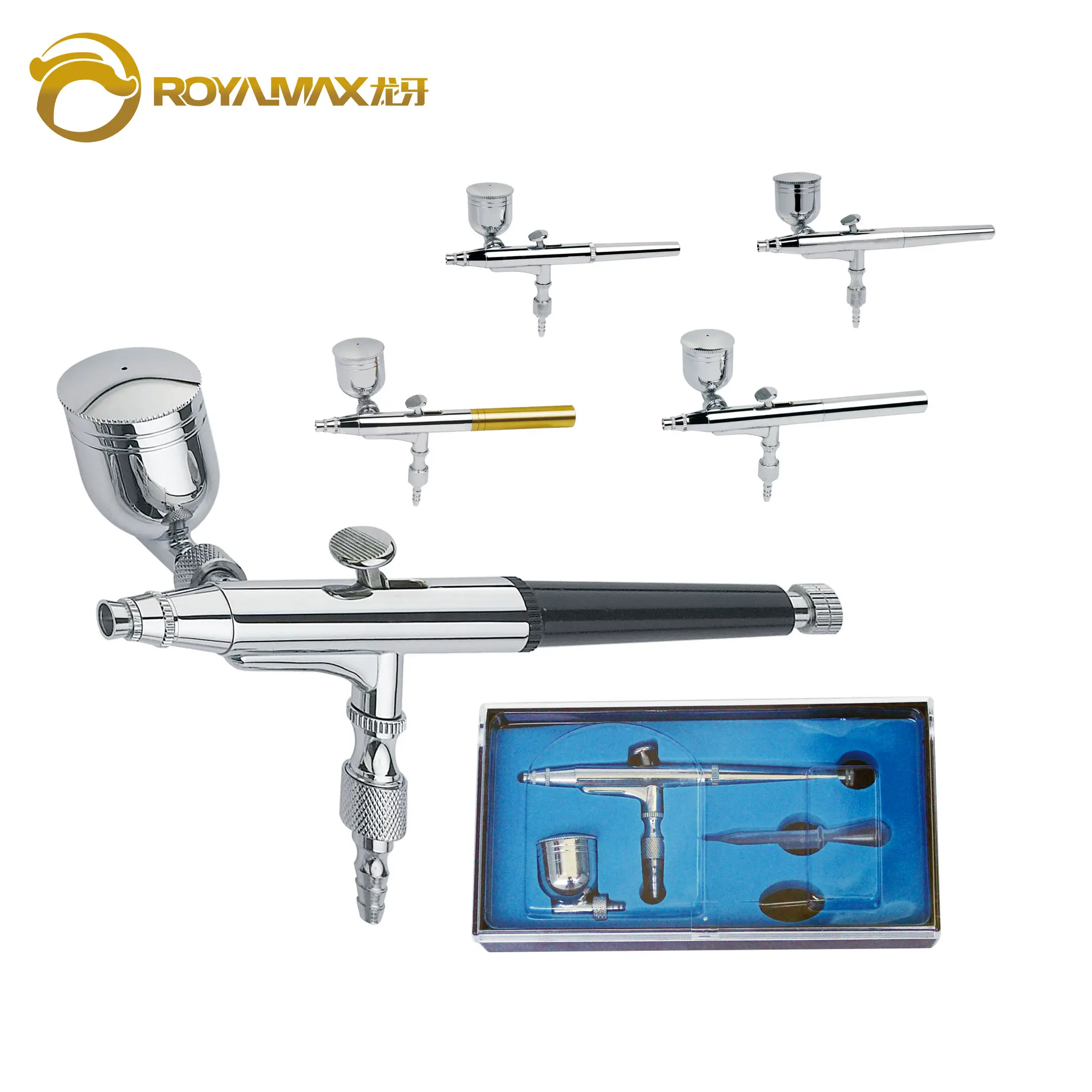 Airbrush Máy Nén AB-132 Bàn Chải Không Khí Hình Xăm Nghệ Thuật Sơn Nền Tảng Mô Hình Sơn Craft Aerograf Kit