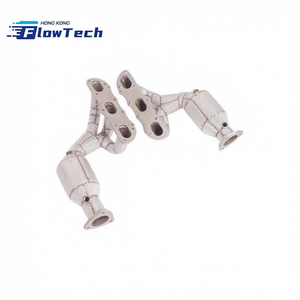 ท่อร่วมไอเสีย FlowTech คุณภาพสูง ผลิตจากสแตนเลส T304 พร้อมแผ่นกันความร้อน สำหรับ Porsche 991.1 3.4L 3.8L แบบติดตั้งได้โดยตรง - Product Image 3