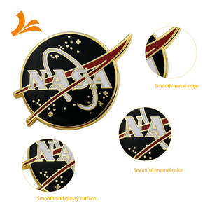 SM-ML102 Distintivi Personalizzati in Smalto Duro con Motivo <span class=keywords><strong>NASA</strong></span>, Produzione di Badge Motivazionali - Product Image 3