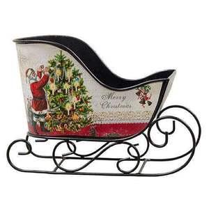 <b>Christmas</b> Decorations <b>Vintage</b> Galvanized Iron <b>Christmas</b> Sleigh for <b>Christmas</b> Ornaments Decorations Best Seller - Product Image 6