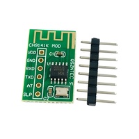 Placa de evaluación de módulo BT BLE CH9141K-EVT CH9141K, UART inalámbrico de largo alcance de 100 m con comandos AT, placa de desarrollo de bajo consumo