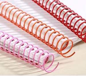 A4 A5笔记本装订线用聚氯乙烯塑料单装订螺旋线圈 - Product Image 2