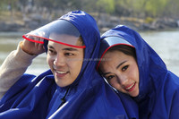 Imperméable de moto pour deux personnes de haute qualité de la marque Rainfreem, poncho de pluie pour vélo électrique pour l'extérieur