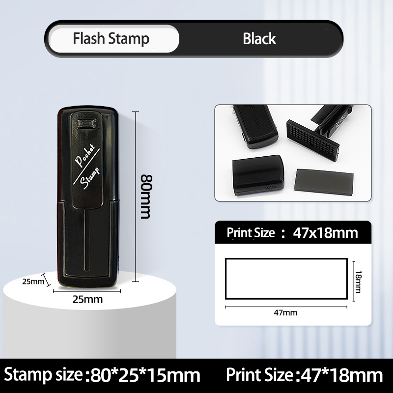 Timbre Flash Noir L