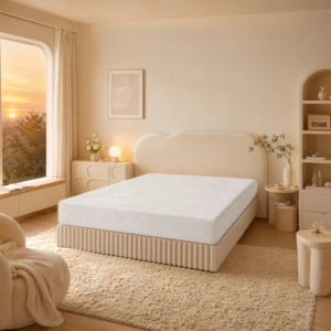 Colchón de Espuma Viscoelástica Enrollable y Comprimido, Individual, Matrimonial, Queen Size, Firmeza Media, Suave, Moderno, para Hogar y Hotel - Product Image 1