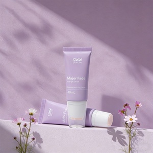 Emballage cosmétique en plastique OEM 50 ml pour crème contour des yeux, vente en gros, étiquette privée, applicateur à bille massant personnalisé, tubes souples - Product Image 2