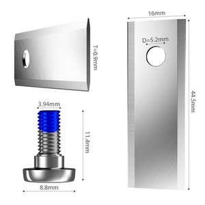 Cuchillas para Cortacésped Robótico de 44.5x16x0.9mm, Venta Directa de Fábrica, Compatibles con el Cortacésped Robótico Stiga - Product Image 1