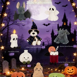 Peluche de chauve-souris pour Halloween, ornement suspendu pour décoration de fête, cadeau, animal rembourré en éponge - Product Image 1