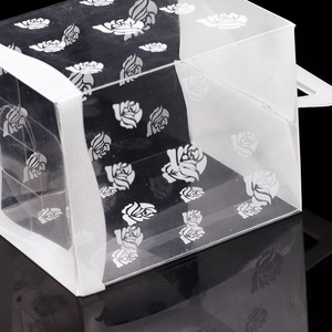 Boîte d'emballage alimentaire de gâteau Pop <span class=keywords><strong>en</strong></span> plastique de taille personnalisée avec poignée emballage d'échantillon gratuit transparent PVC personnalisé OEM Gift & Craft - Product Image 3