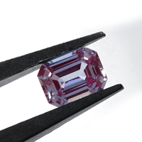 Alexandrite cultivée en laboratoire changement de couleur pierre synthétique coupe mélangée saphir cultivé en laboratoire