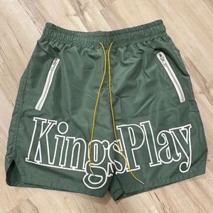 Vente en gros King Play Same Logo personnalisé brodé Respirant à séchage rapide Short de style urbain en polyester/coton pour hommes - Product Image 6