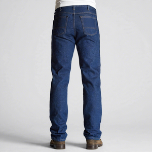 Jeans de Mezclilla Rectos para Hombre, Venta al Por Mayor de Fábrica, Primavera-Otoño, Corte Regular, Estilo Casual Urbano, Hip Hop, con Patrón de Calaveras Tejidas - Product Image 3