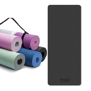 Tapete de Yoga Ecológico Personalizado de TPE, 6mm de Grosor, 183x61cm, Antideslizante, Impermeable, Plegable, para Pilates y Ejercicio, Marca Miska - Product Image 3
