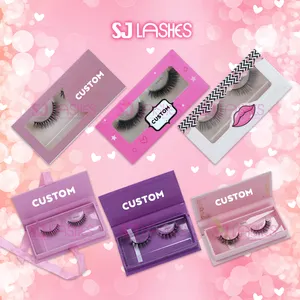 Create your Own Brand 3D Mink Lashes Private Label Cheap Price False Eyelash with packaging box