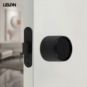 Минималистский Невидимый дверной замок, односторонняя цилиндрическая ручка, БЕСКЛЮЧЕВОЙ магнитный замок - Product Image 3