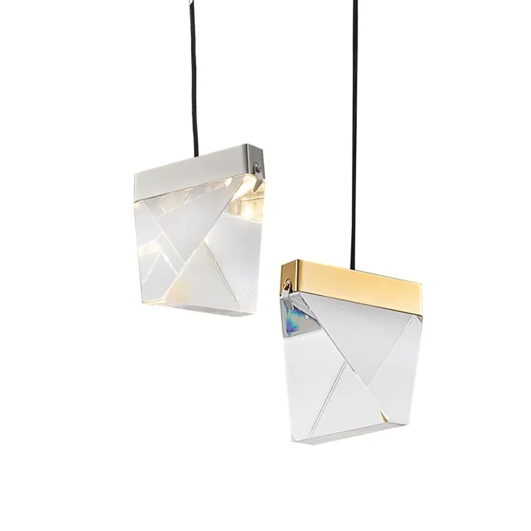 Hoge Kwaliteit Residentiële Armaturen Decoratieve Cafe Thuis Moderne Kristallen Led Hanglamp