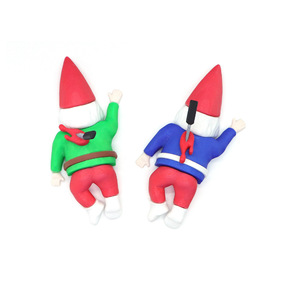 Imanes de nevera de elfos navideños, adhesivo magnético impreso en 3D, imán fuerte para decoración de nevera, regalo navideño - Product Image 4