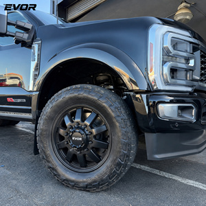 ล้อแม็กซ์ EVOR สีดำซาติน ขนาด 8x6.5 8x180 8x200 8x210 10x225 สำหรับรถบรรทุก ขนาด 20-30 นิ้ว สำหรับ Ford Chevrolet GMC RAM ล้อฟอร์จ - Product Image 3