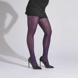 Collants à imprimé animal grande taille pour filles rondes, épaisseur standard, Spandex/Coton, respirants et antibactériens - Product Image 3