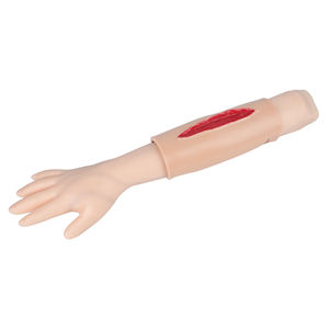 Módulo de trauma de silicona para entrenamiento de Ciencias Médicas, modelo de herida de puñalada con almohadilla de sutura para entrenamiento médico y escolar - Product Image 1