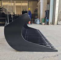 RSBM Rake Riddle Bucket 60'' 1524mm Skeleton Bucket 6 Ton Mini Excavator.
