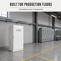 Boîtier de commande PLC VFD IP55, armoire de distribution d'automatisation industrielle, coque en acier thermolaqué, OEM ODM, logo personnalisé