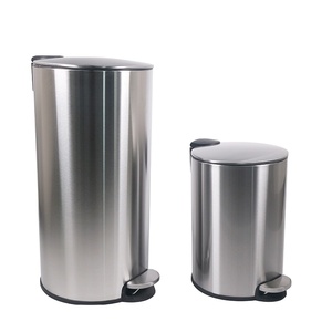 Waste Container Metal Recyclable Trash Industrial Bin Foot Pedal <strong>Garbage</strong> Bin - Product Image 1
