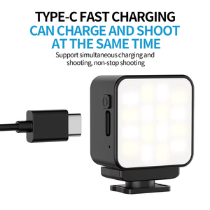 Đèn led mini cầm tay, đèn selfie, đèn trợ sáng quay video cho điện thoại, máy ảnh hành động - Product Image 2