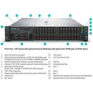 <span class=keywords><strong>P19718</strong></span>-<span class=keywords><strong>B21</strong></span> serveur HPE ProLiant DL380 Gen10 12LFF CTO - Product Image 4