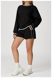 Venta al por mayor de trajes transpirables para correr trajes de entrenamiento físico de secado rápido chándales deportivos para mujeres - Product Image 6