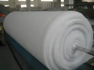 Polyester Wadding Nonwoven Polyester Quilt Wadding/Batting Rolls From Guangdong Manufacturers
