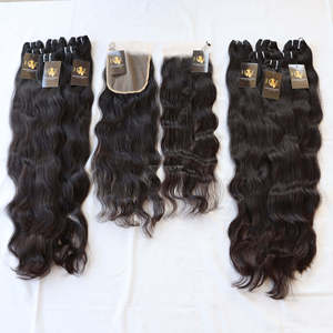 Mèches de cheveux crus vierges avec Lace Closure HD, cheveux indiens bruts avec Lace Frontal Closure avec cheveux humains - Product Image 2