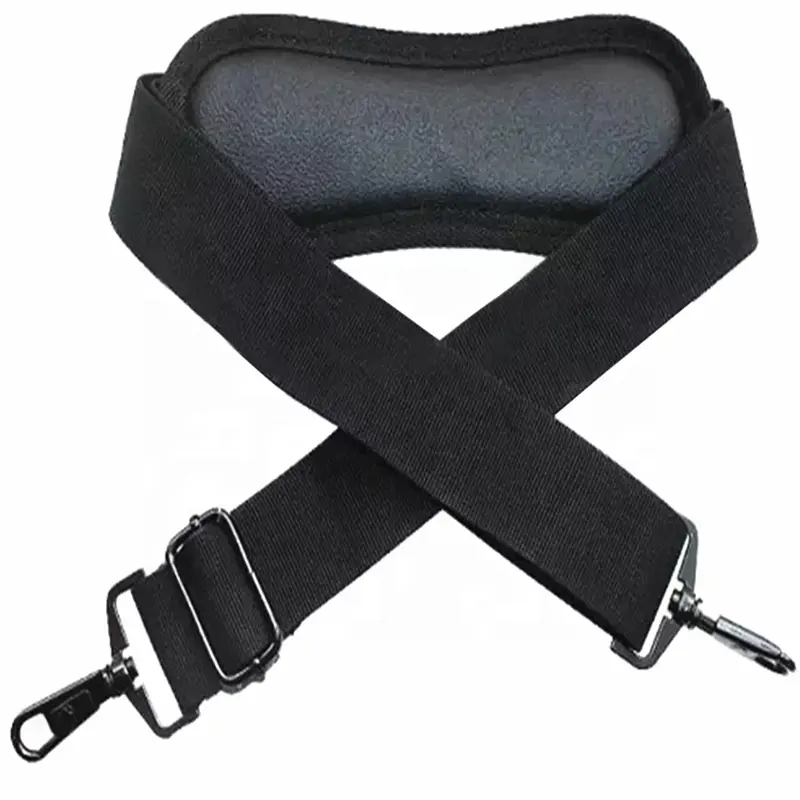 Shoulder Strap Padded Adjustable Bag Carry Strap with rotating clips