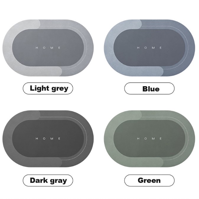 Супер впитывающий водой Быстросохнущий грязевой напольный ковер с диатомом нескользящий ковер для ванной комнаты игровой резиновый дверной коврик