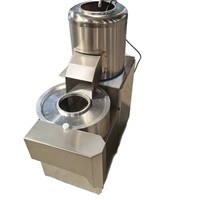 Nieuwe commerciële volautomatische aardappelreinigings-, snij- en dobbelmachine - geïntegreerd voor het wassen en snijden van fruit en groenten Panghui
