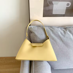 Sac à main tendance 2025, sac à bandoulière pour femme de haute qualité, logo personnalisé, sac sous le bras en cuir PU - Product Image 1