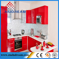 Crédence moderne pour la cuisine et la salle de bain Panneaux en aluminium composite ACp étanches antistatiques et ignifuges pour l'extérieur