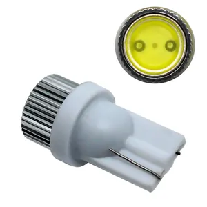 유니버설 T10 COB LED 사이드 웨지 테일 전구 2825 194 168 W5W 자동차 led 램프 코너 1W 주차 번호판 빛