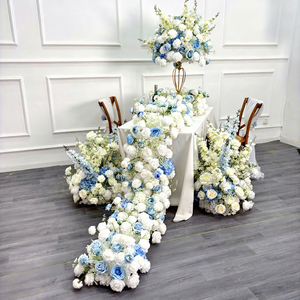 Wholesale High Quality Handmade Silk Rose Artificial Wedding Mother's Day Aisle Runner Modern Factory Wholesale Price Floral - Product Image 1