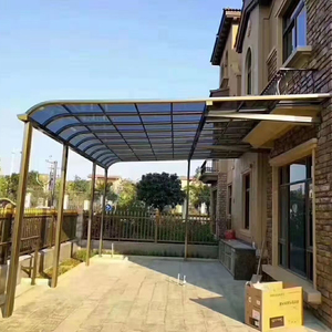 <span class=keywords><strong>Auvent</strong></span> de voiture en aluminium, <span class=keywords><strong>porte</strong></span> d'entrée extérieure, canopée pour maison, cour, zone de parking - Product Image 1