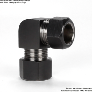Conexiones de Tubería de Acero Inoxidable COVNA 304/316 de Alta Presión, Codo Macho Hembra, Unión en T, Cruz, Compresión, Doble Férula - Product Image 3