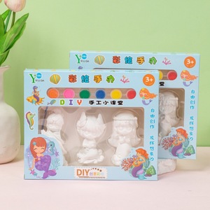 3-Gói Tự Làm Đa-Màu Thạch Cao Sơn Set Handmade Graffiti Cơ Chế Nhựa Vẽ Đồ Chơi Cho Trẻ Em Chàng Trai Và Cô Gái Quà Tặng - Product Image 1