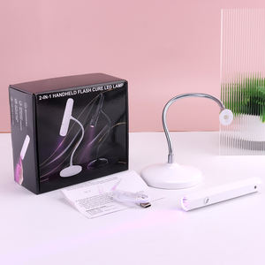 Hot New Design Salon Art Manicure Nail <span class=keywords><strong>Tips</strong></span> Secador de <span class=keywords><strong>uñas</strong></span> recargable de secado rápido Mini UV LED Nail Lamp con soporte - Product Image 5